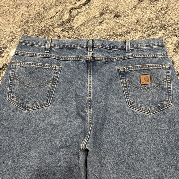 Carhartt Relaxed Fit Jeans 44x30 Straight Leg B178TW Men's Size 100% Cotton #473 - Picture 13 of 16